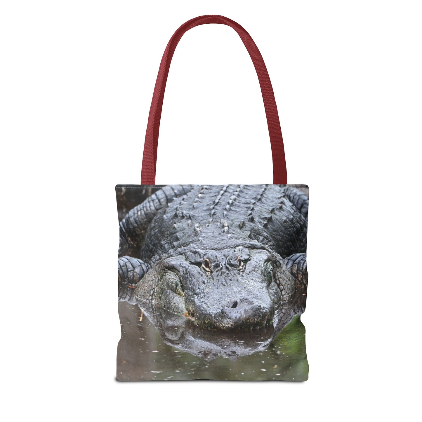 Alligator Print Tote Bag, Wildlife Lover Gift, Eco-Friendly Bag, Beach Tote, Animal Lovers' Accessory, Unique Alligator Purse