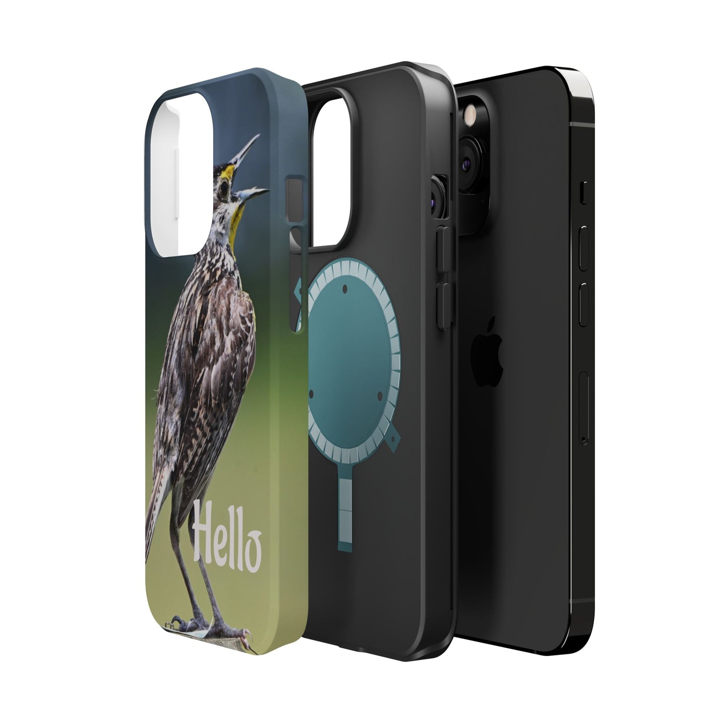 Bird-Themed Magnetic Tough Cases with 'Hello', Stylish Phone Protectors, Gifts for Nature Lovers, Birdwatching Accessories, Wildlife [...]