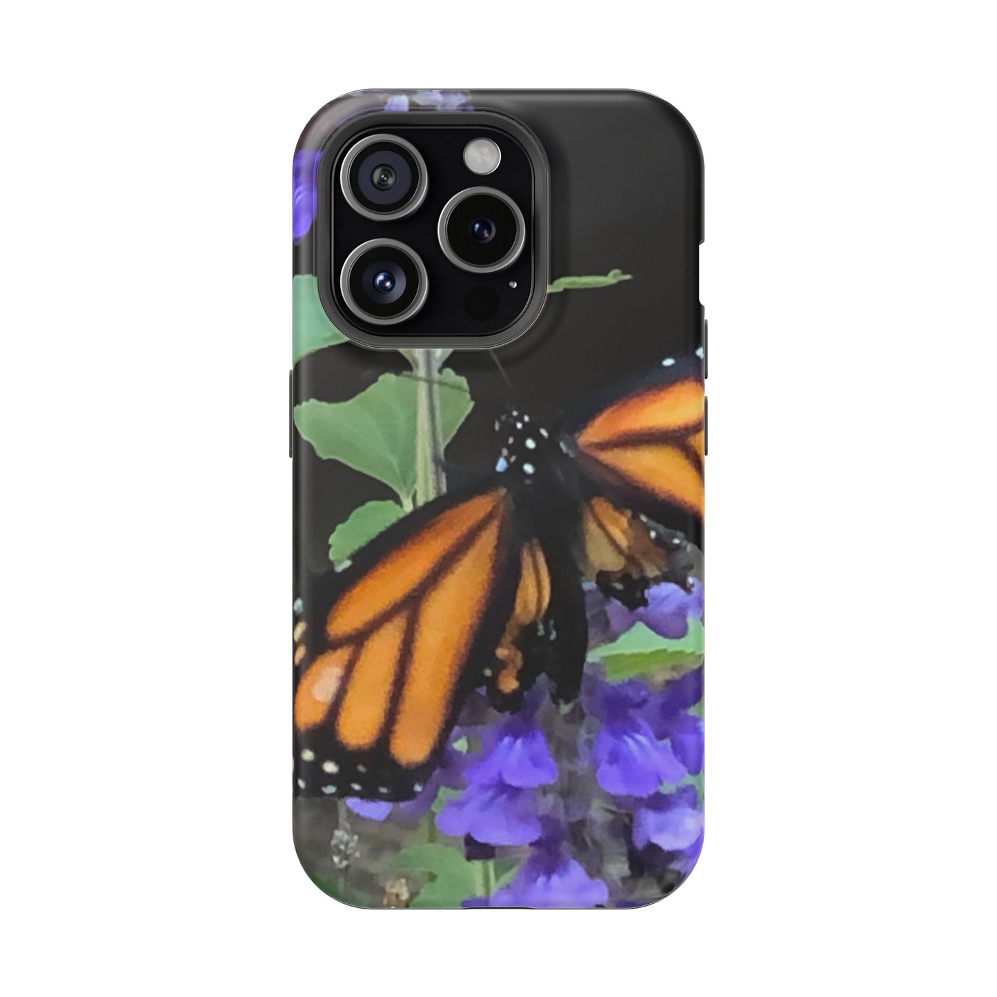 Butterfly Floral Magnetic Tough Cases, Nature Phone Cases, Gift for Nature Lovers, Eco-Friendly Cell Phone Case, Unique Smartphone Accessory