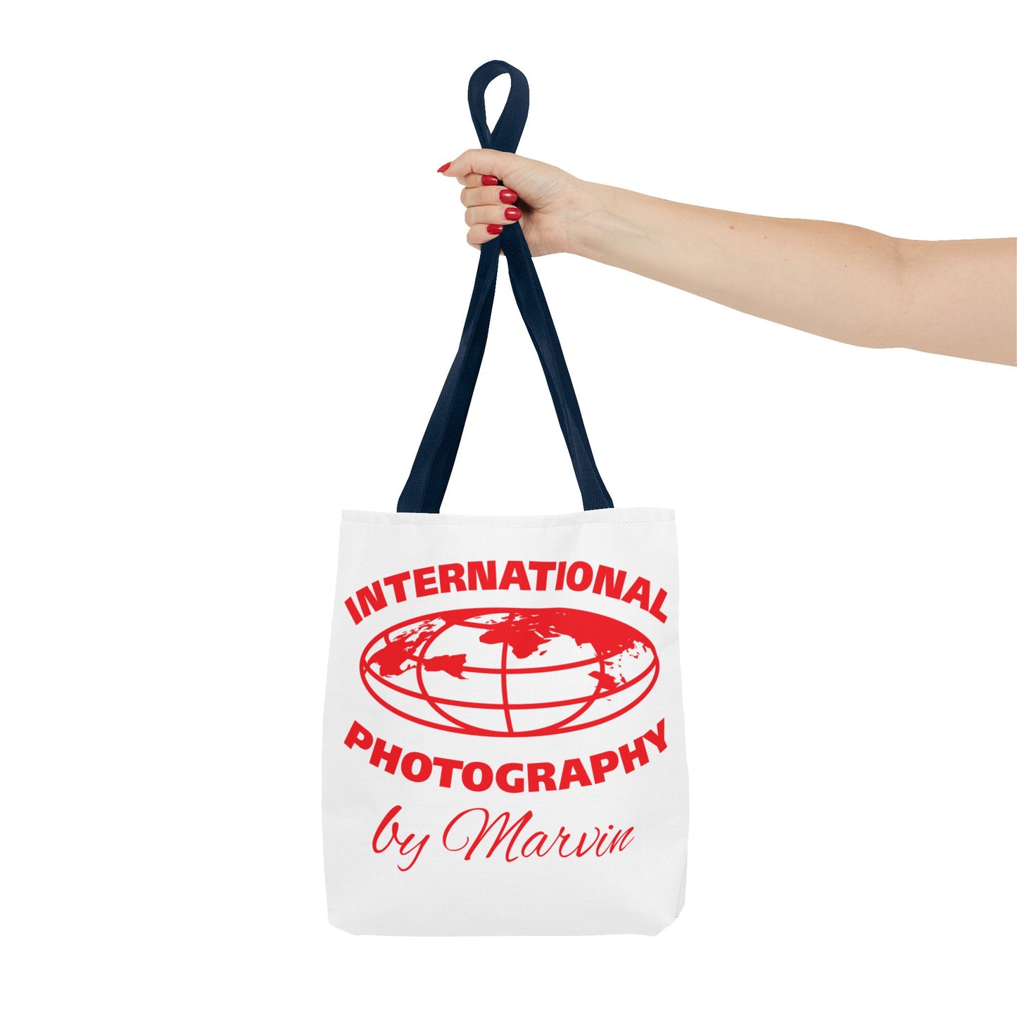 Photography Tote Bag with QR Code, Eco-Friendly Shopping Tote, Art Design Bag, Gift for Photographers, Customizable Travel Bag