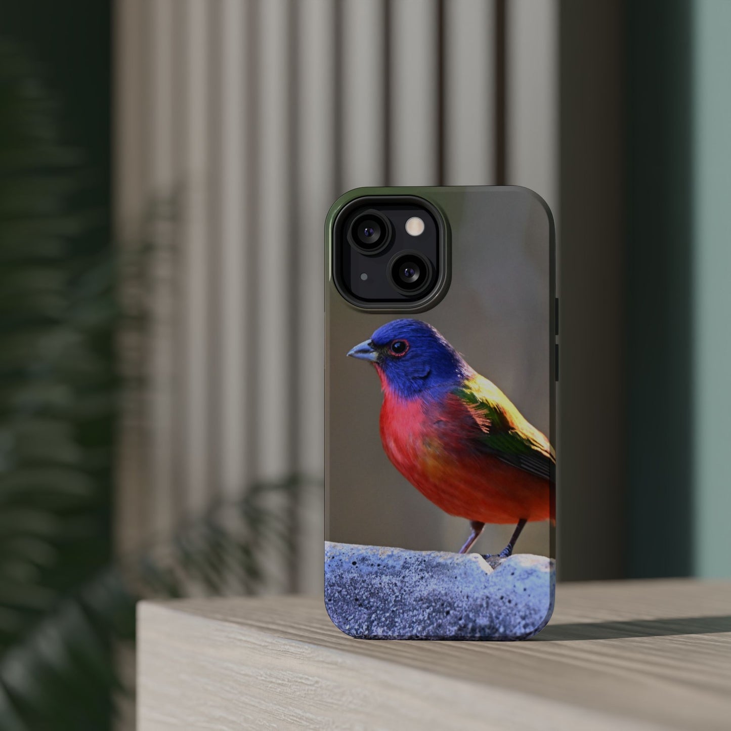 Colorful Bird Phone Case, Magnetic Tough Cases, Nature Lover Gift, Wildlife Phone Cover, Eco-Friendly Tech Accessories