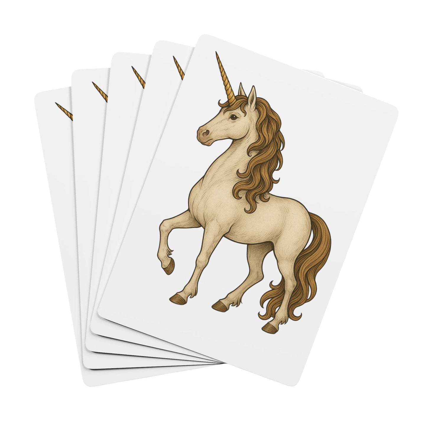 Unicorn Poker Playing Cards — Fantasy-Themed Card Deck for Game Nights