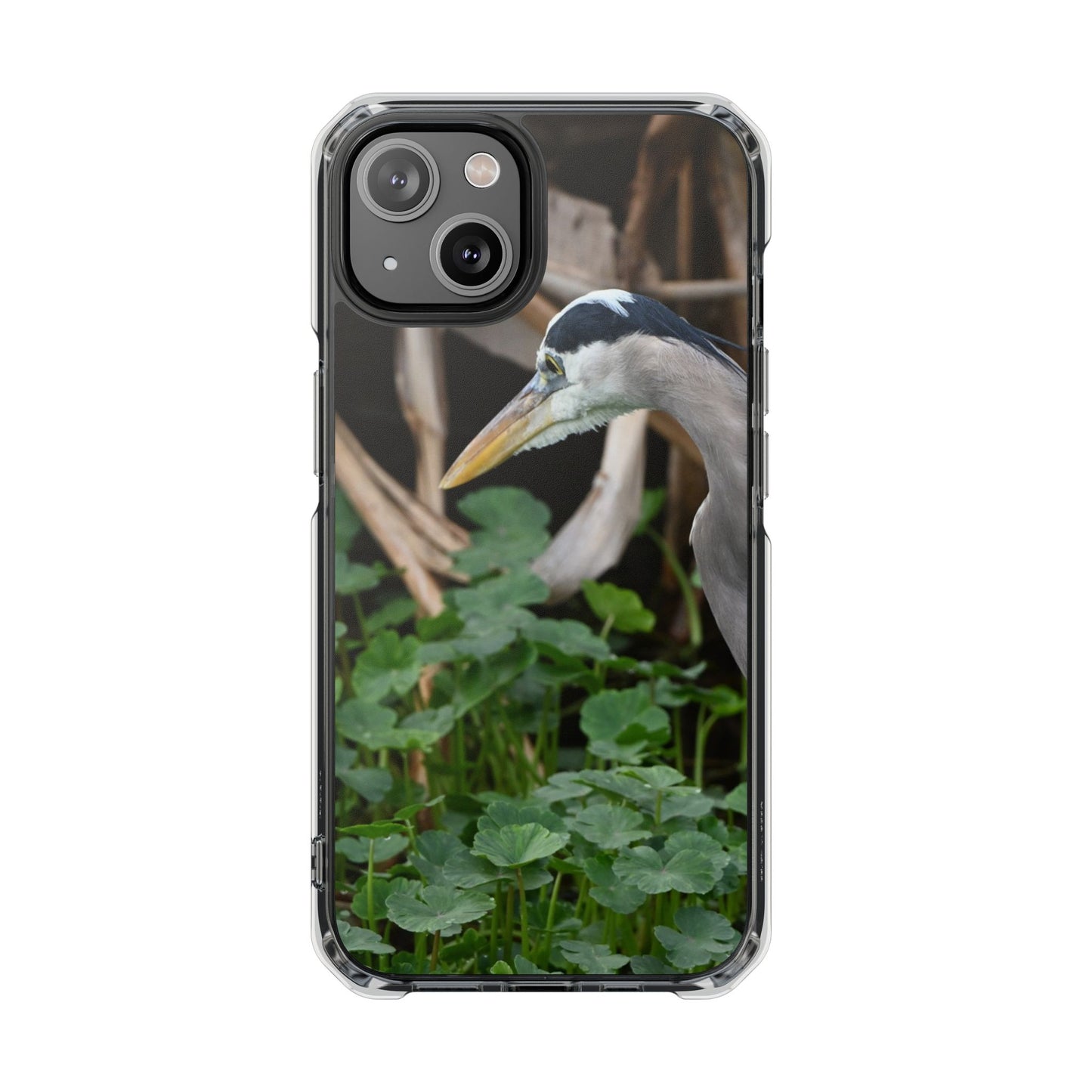 Great Blue Heron Phone Case with Clear Impact Design, Gift for Nature Lovers, Unique Phone Accessory, Protective Case, Bird Enthusiast Gift