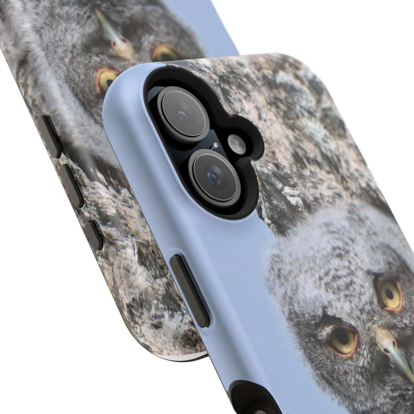 Owl Magnetic Tough Case, Wildlife Phone Case, Nature Lover Gift, Eco-Friendly Phone Cover, Customizable Phone Accessory
