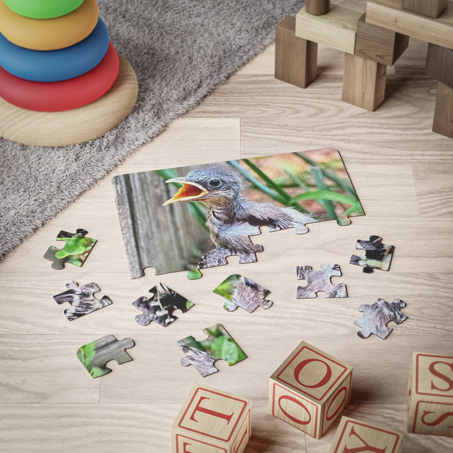 Kids' Nature Puzzle - 30-Piece Interactive Fun, Educational Activity, Bird Puzzle Gift, Toddler Toys, Wildlife Learning