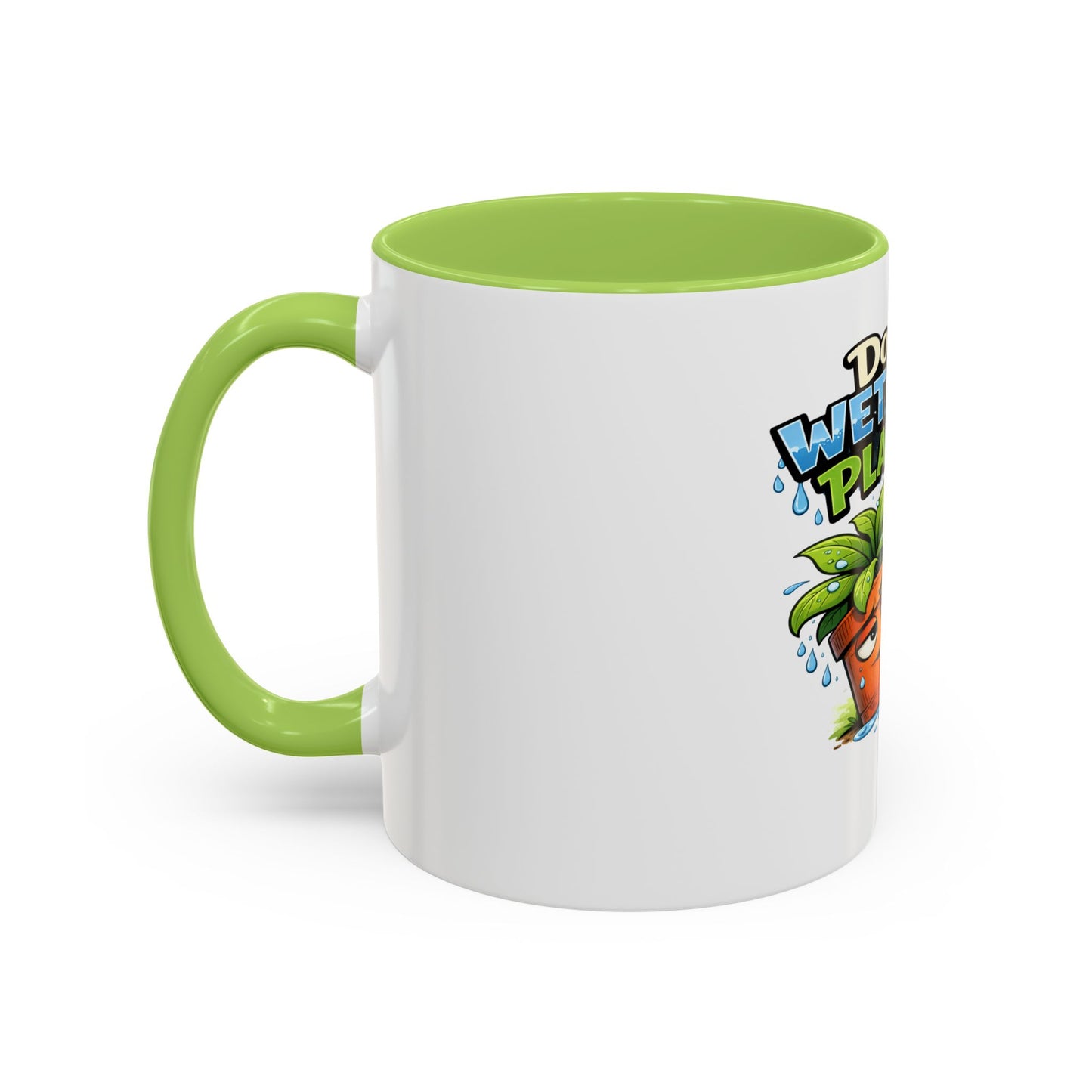 Do You Wet Your Plants? Accent Coffee Mug — Funny Plant Parent Gift (11/15oz)