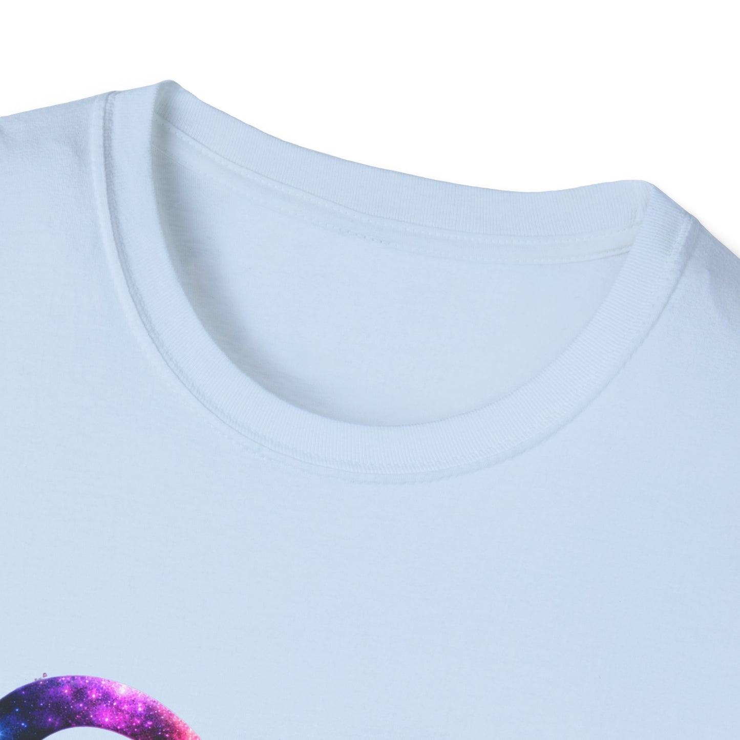 Autism Infinity Symbol T-Shirt — Colorful Galaxy Neurodiversity Tee