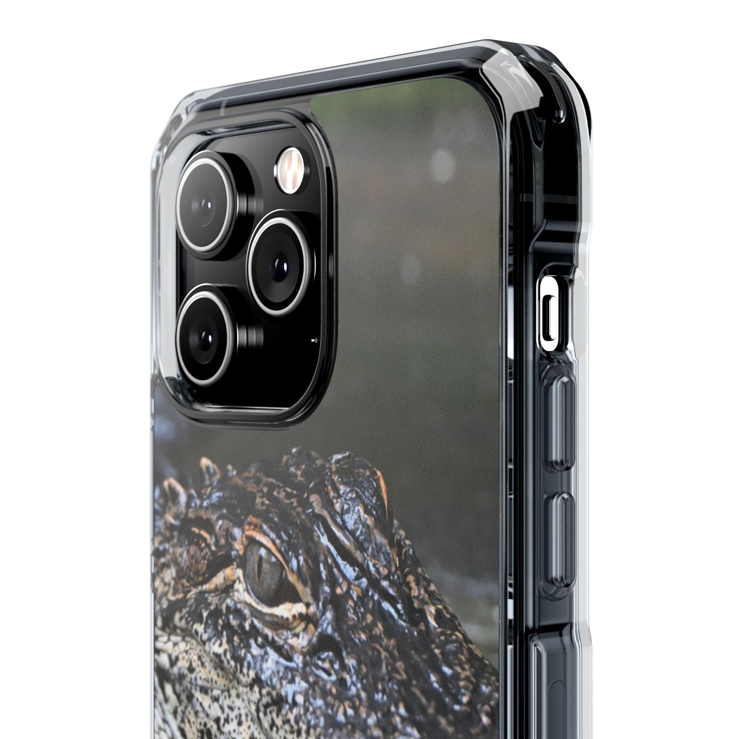 Clear Impact Phone Cases featuring Unique Wildlife Design, Alligator Art, Eco-Friendly Protection, Perfect Gift for Nature Lovers, [...]