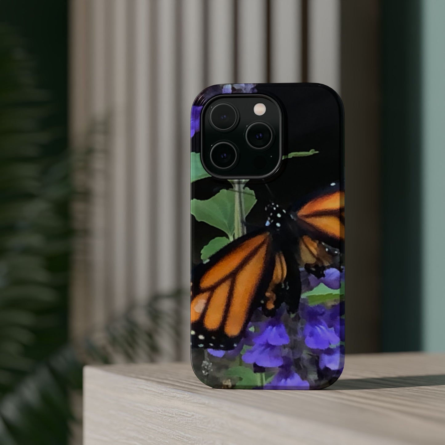 Butterfly Floral Magnetic Tough Cases, Nature Phone Cases, Gift for Nature Lovers, Eco-Friendly Cell Phone Case, Unique Smartphone Accessory