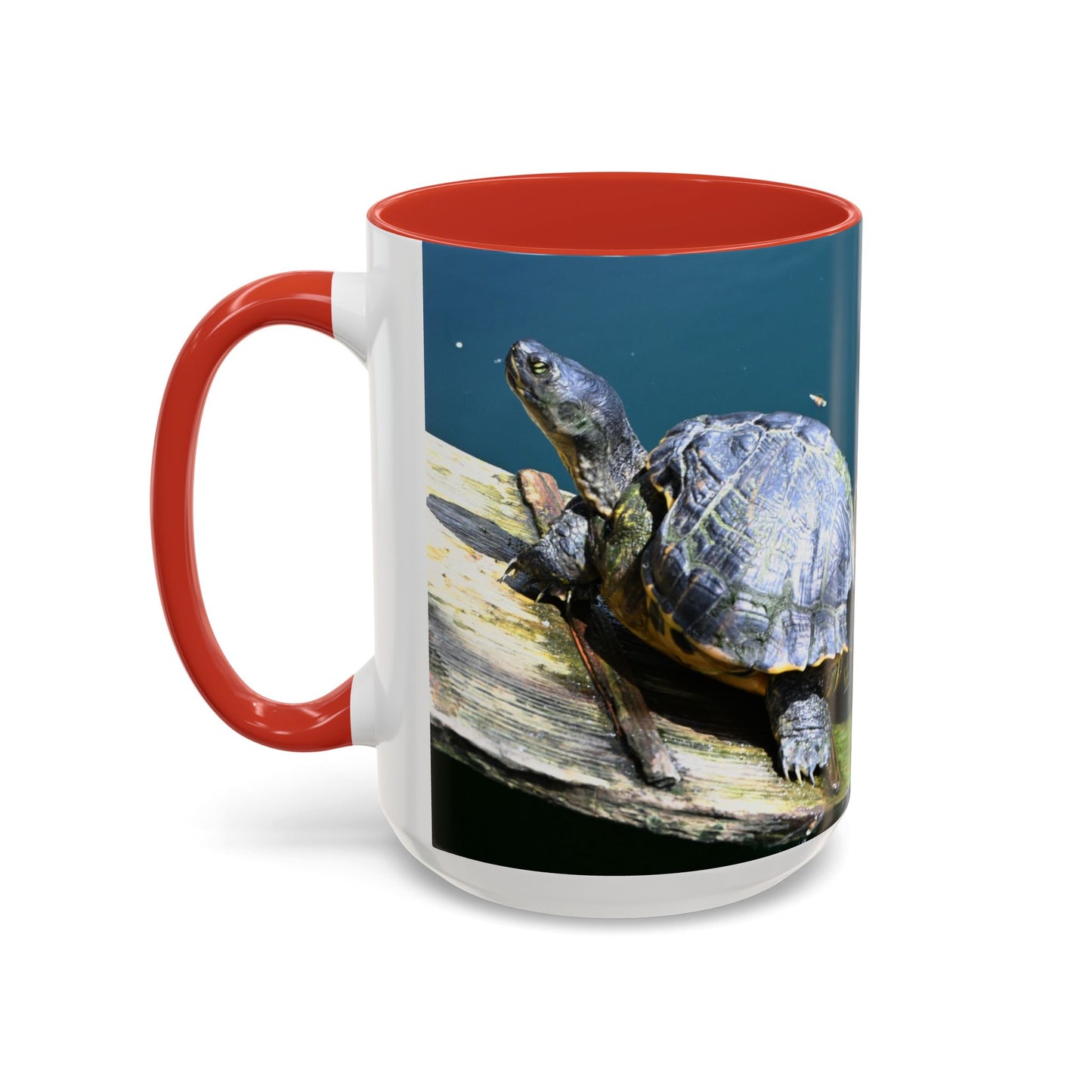 Friends Forever Turtle Accent Coffee Mug — 11/15oz Gift for Animal Lovers