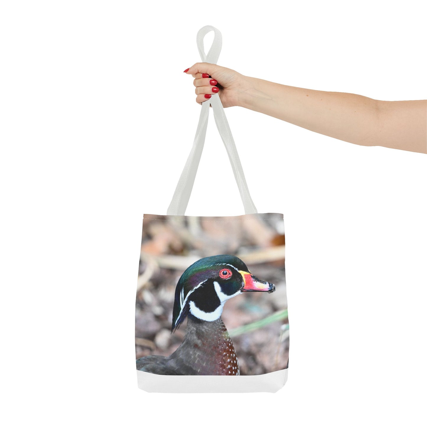 Wood Duck Tote Bag, Nature Lover Eco-Friendly Tote, Gift for Bird Enthusiasts, Stylish Reusable Shopping Bag, Photography Art Bag