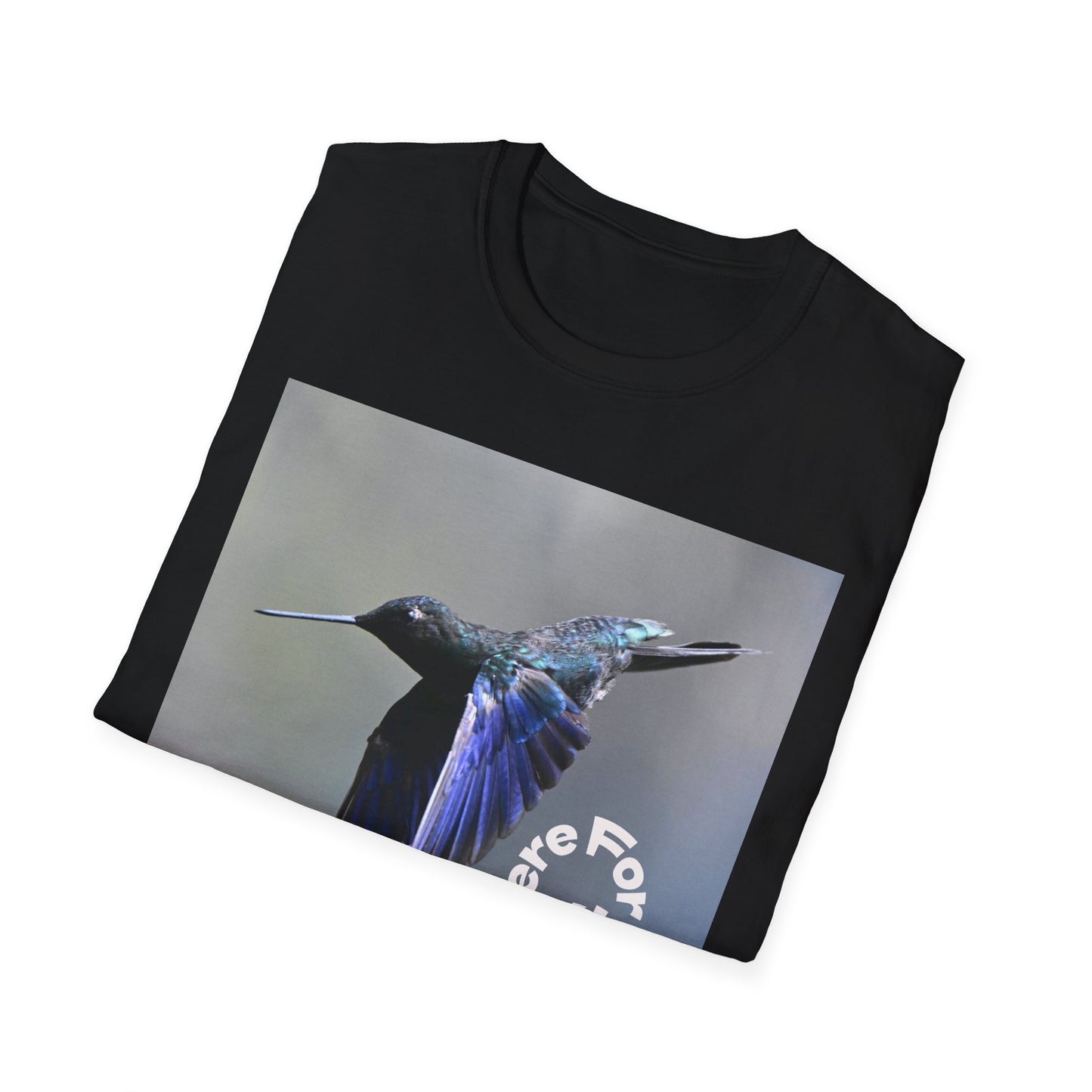 Hummingbird Photo Tee — "For the Tiny Moments" Nature T-Shirt