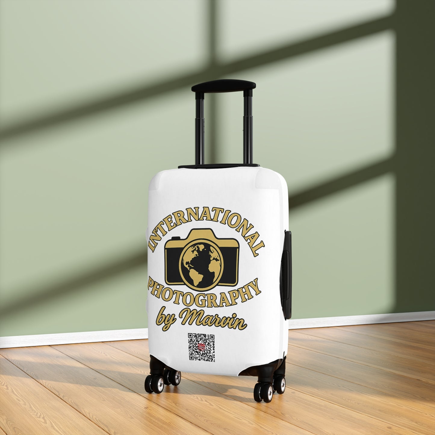 International Photography Luggage Cover — 'International Photography by Marvin' Travel Suitcase Protector