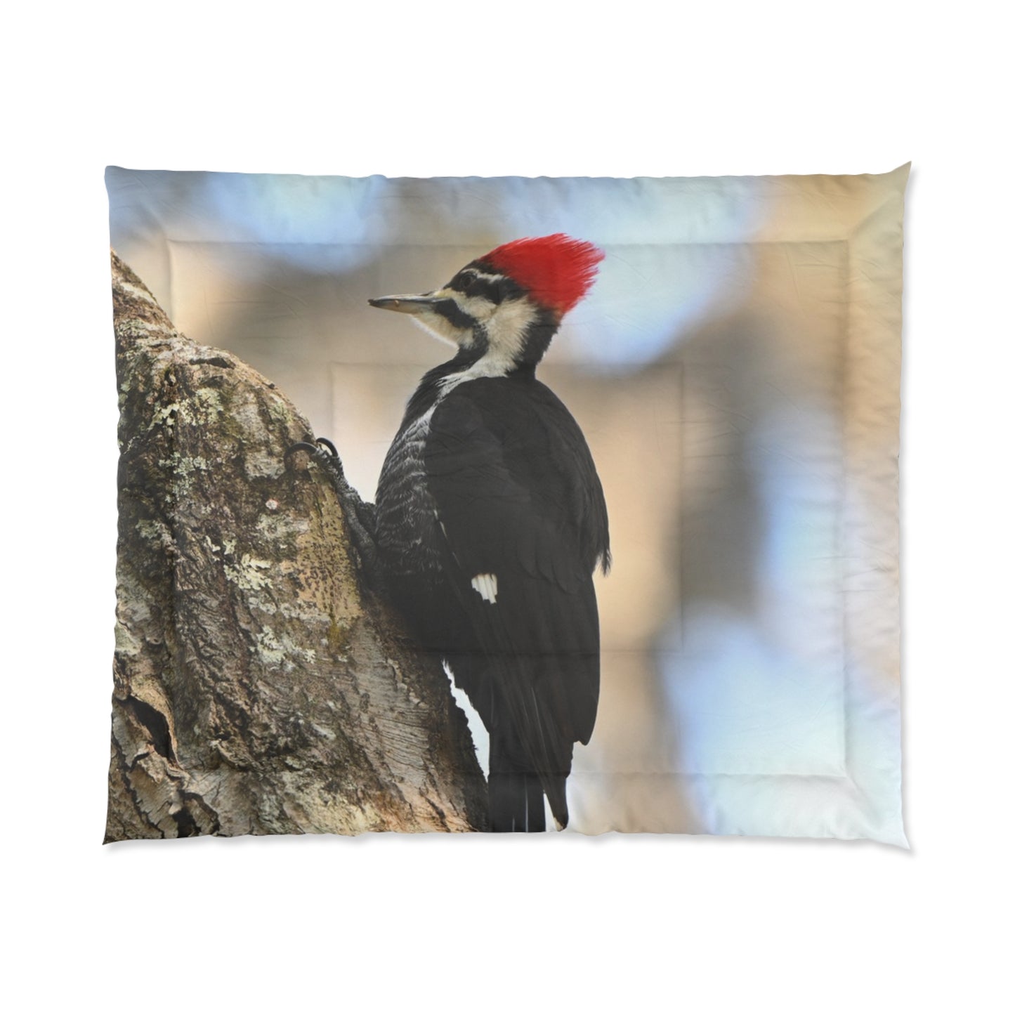 Pileated Woodpecker Comforter – Nature Photography Bedding