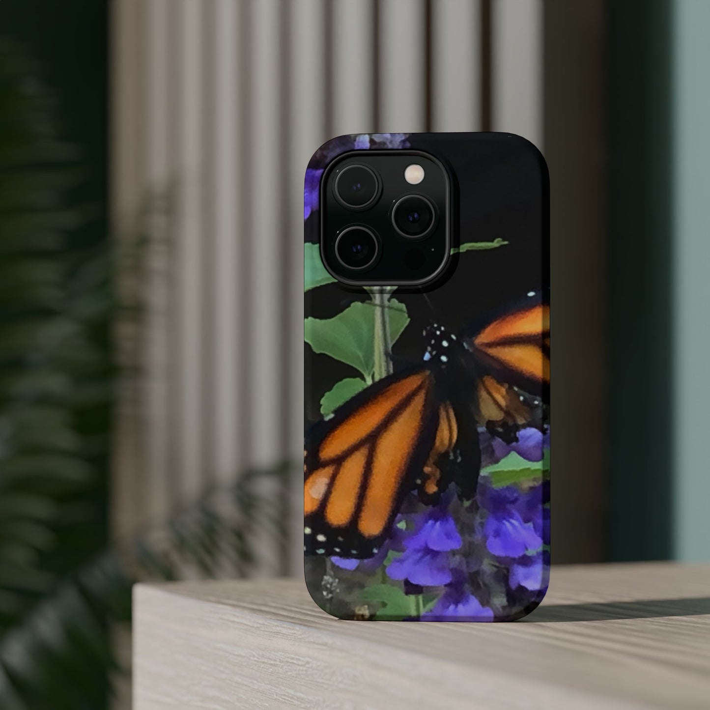 Butterfly Floral Magnetic Tough Cases, Nature Phone Cases, Gift for Nature Lovers, Eco-Friendly Cell Phone Case, Unique Smartphone Accessory