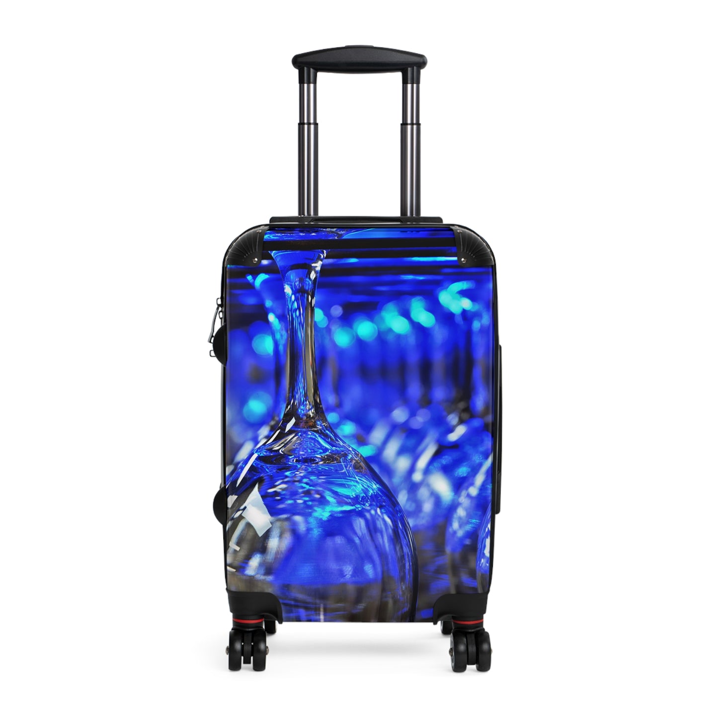 Blue Glassware Design Suitcase