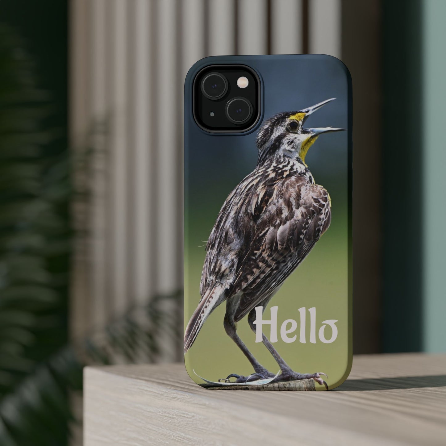 Bird-Themed Magnetic Tough Cases with 'Hello', Stylish Phone Protectors, Gifts for Nature Lovers, Birdwatching Accessories, Wildlife [...]
