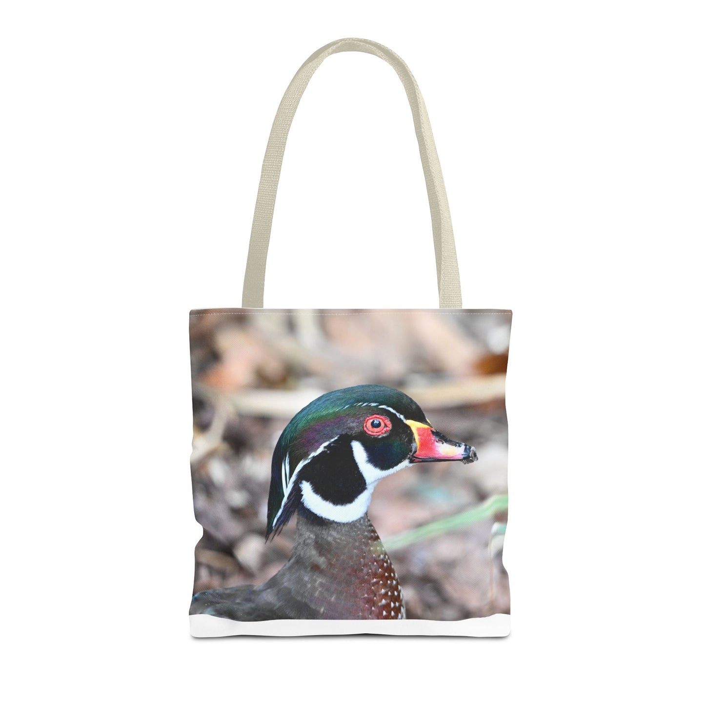 Wood Duck Tote Bag, Nature Lover Eco-Friendly Tote, Gift for Bird Enthusiasts, Stylish Reusable Shopping Bag, Photography Art Bag