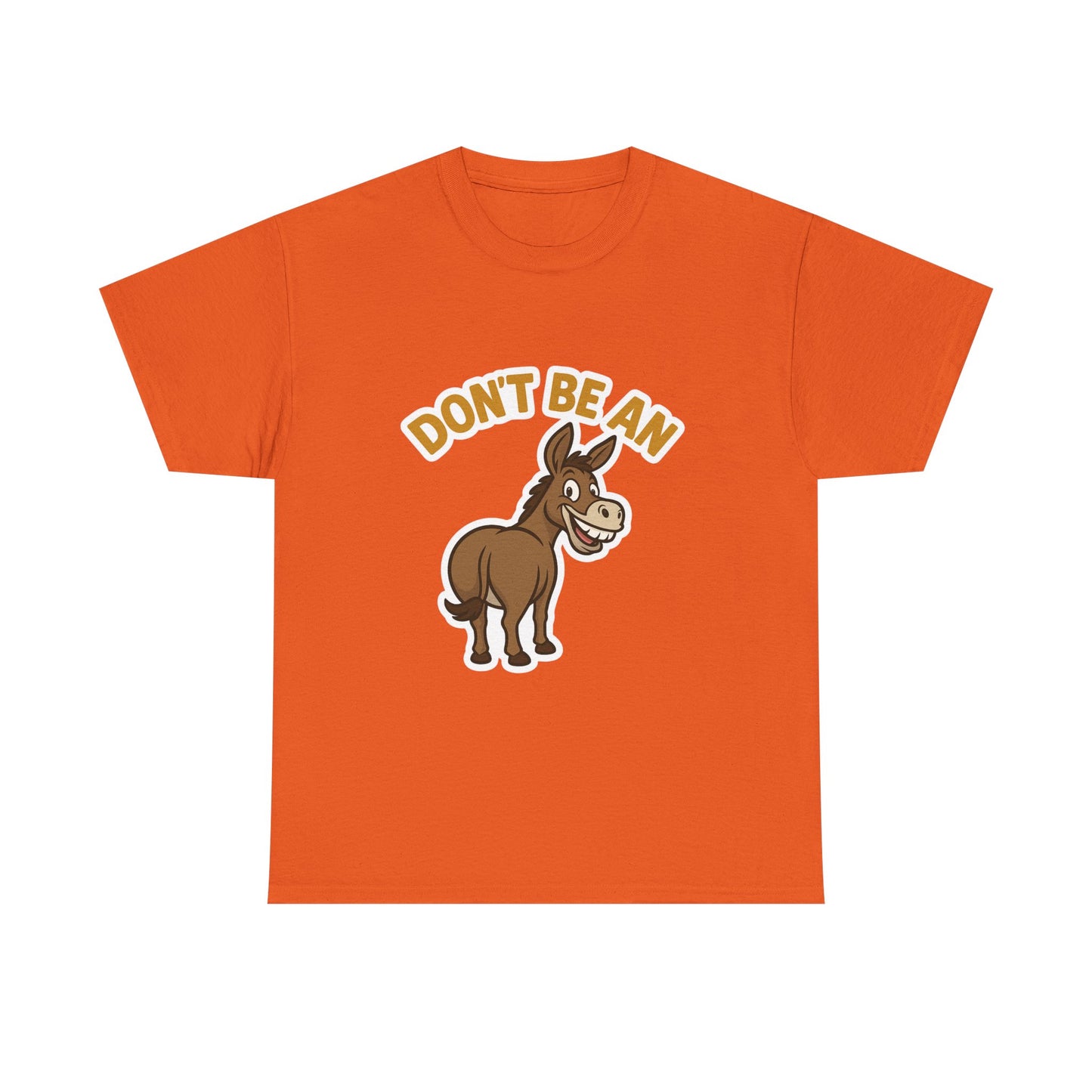 Funny Donkey Graphic Tee - Unisex Heavy Cotton Shirt