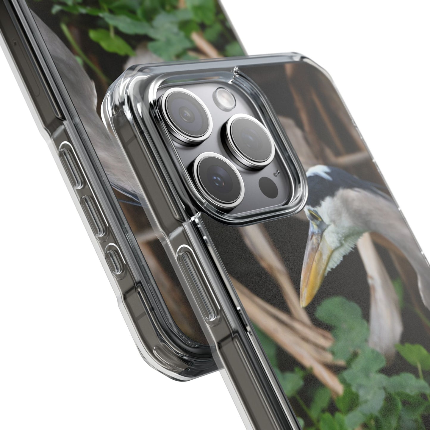 Great Blue Heron Phone Case with Clear Impact Design, Gift for Nature Lovers, Unique Phone Accessory, Protective Case, Bird Enthusiast Gift