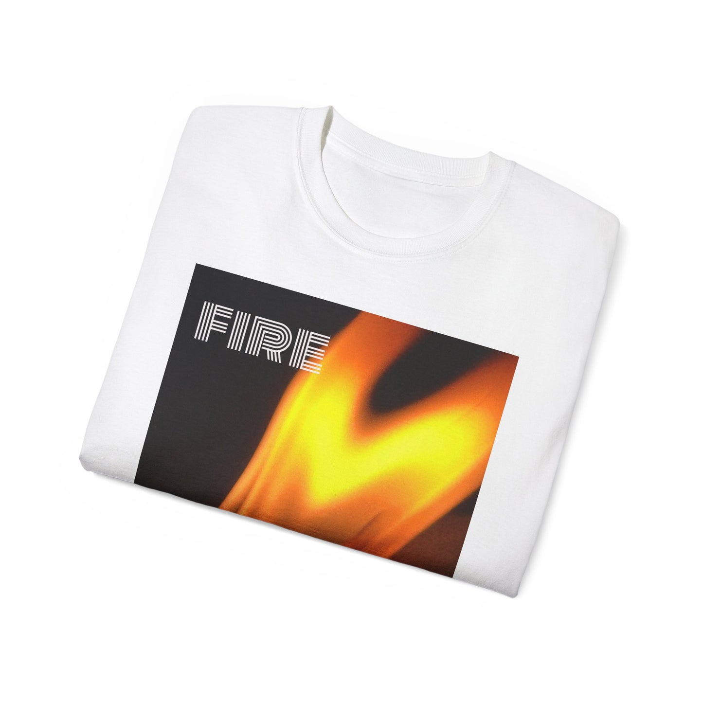Fiery Vibes Unisex Ultra Cotton Tee, Graphic Tee, Streetwear, Casual Wear, Gift for Her, Gift for Him