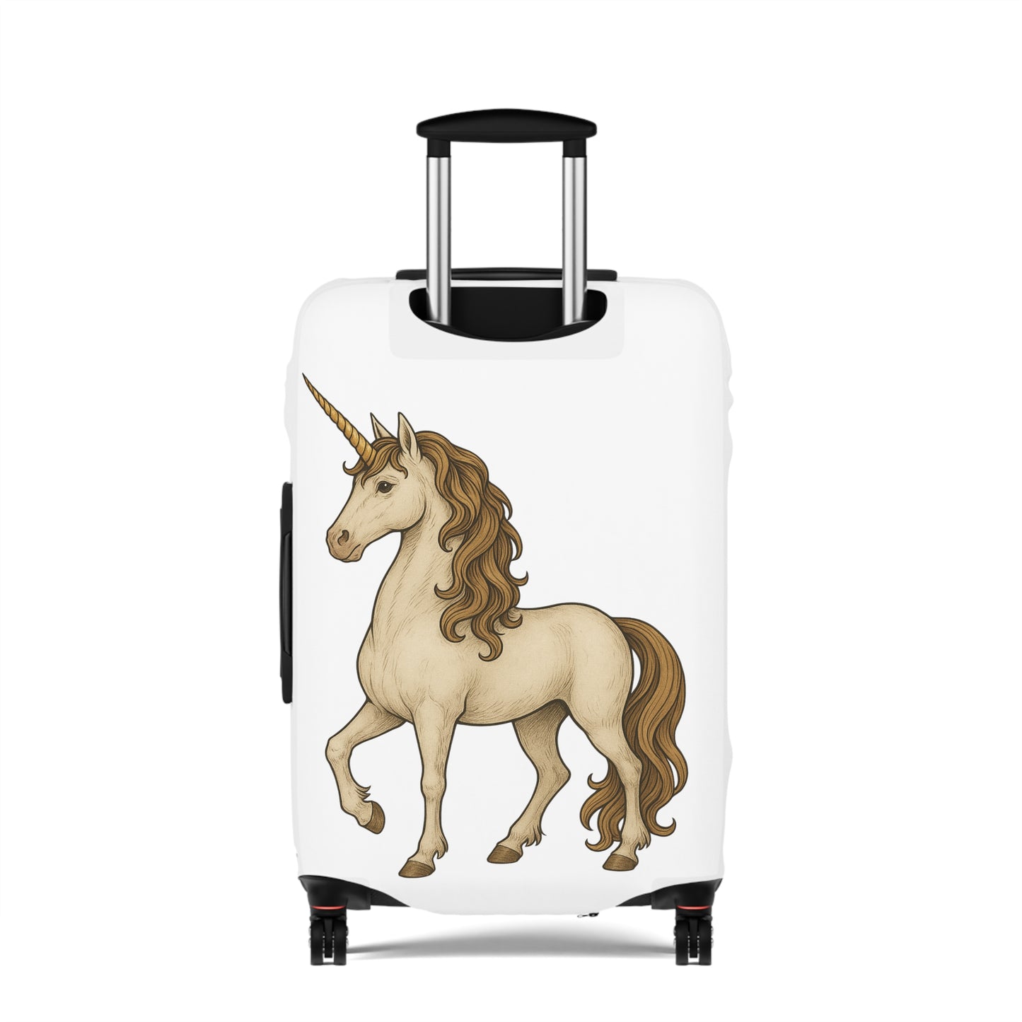 Unicorn Luggage Cover — 'Dream Big Always' Travel Protector