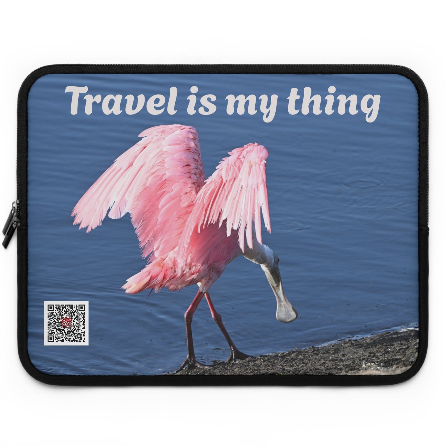 Travel-Inspired Laptop Sleeve - Perfect Gift for Travelers, Laptop Case, Tech Accessory, Unique Gift, Travel Enthusiast