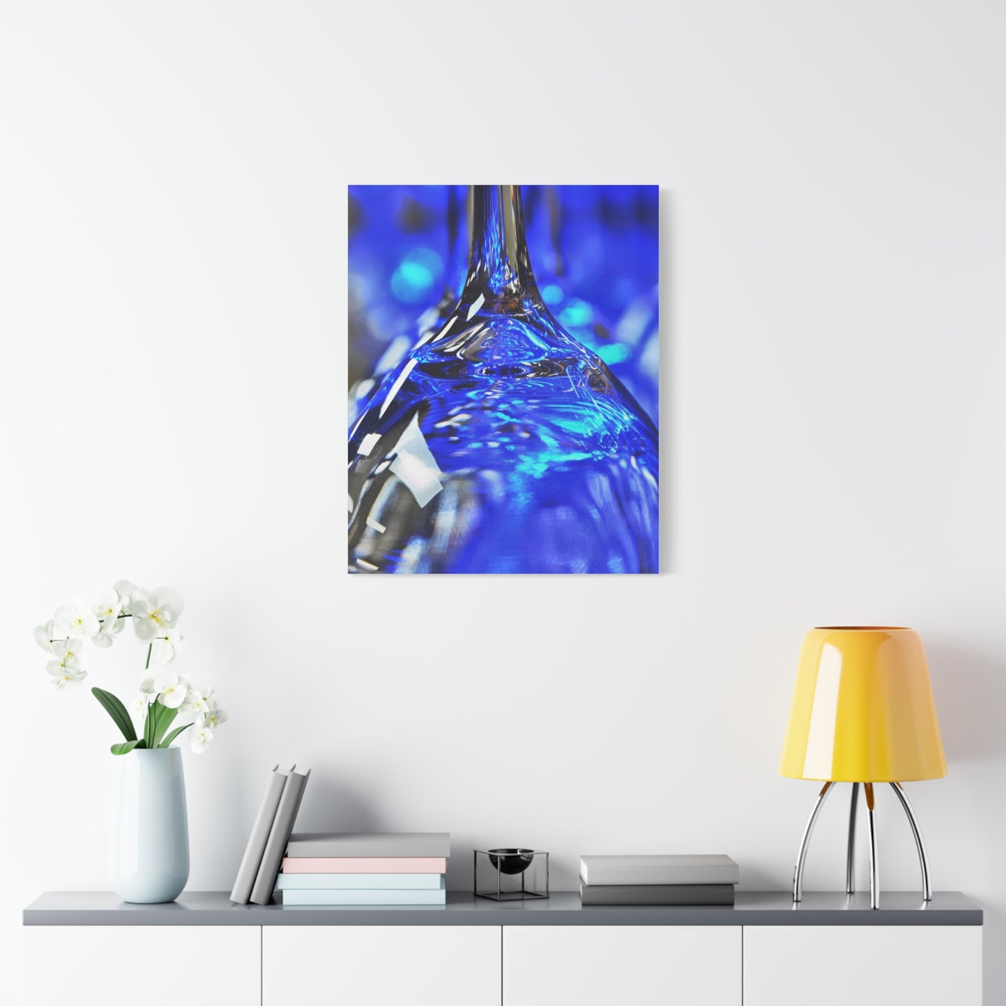 Blue Reflection Canvas Art Print