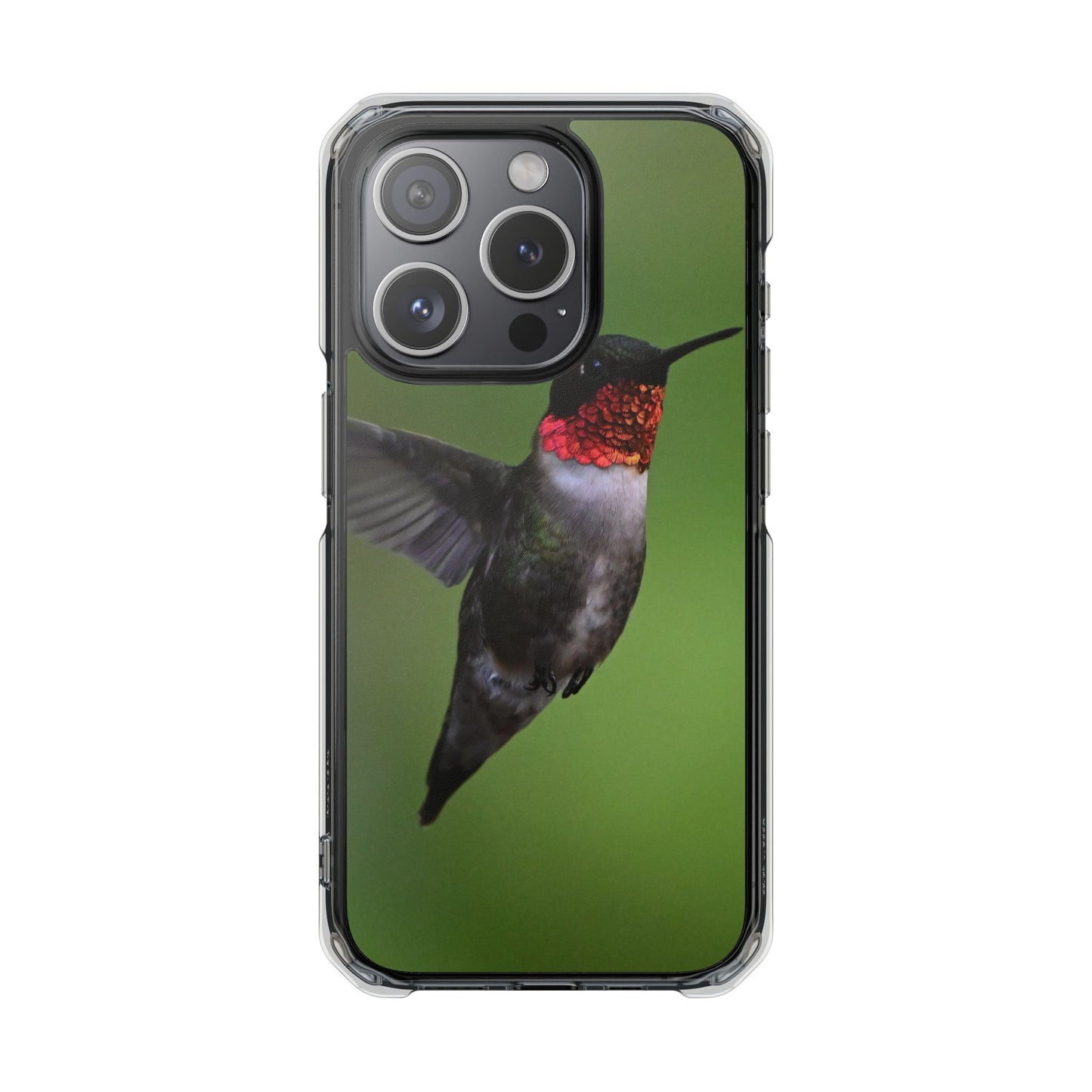Hummingbird Phone Case with Clear Impact Design, Gift for Nature Lovers, Unique Phone Accessory, Protective Case, Bird Enthusiast Gift