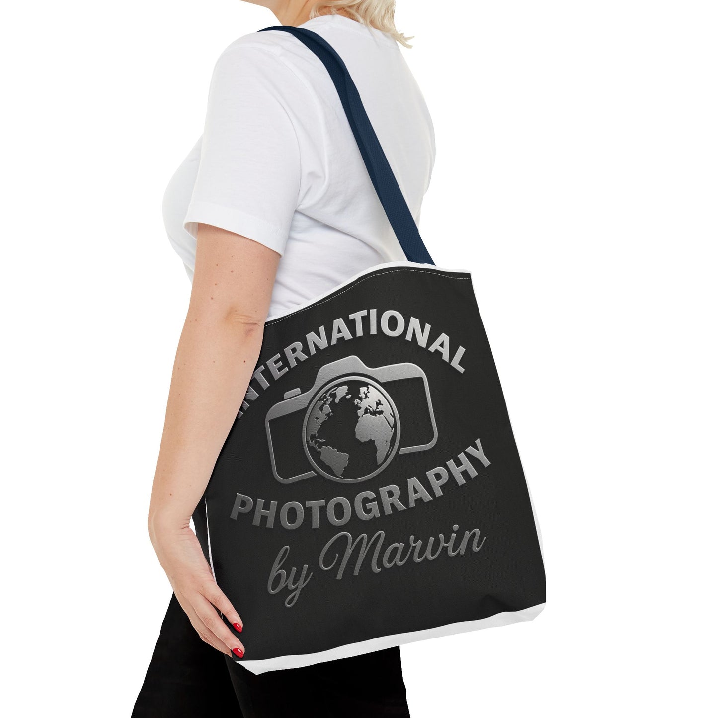 International Photography Tote Bag, Unique Shopper, Eco-Friendly Gift, Stylish Camera Lover Bag, Photography Enthusiast Accessory