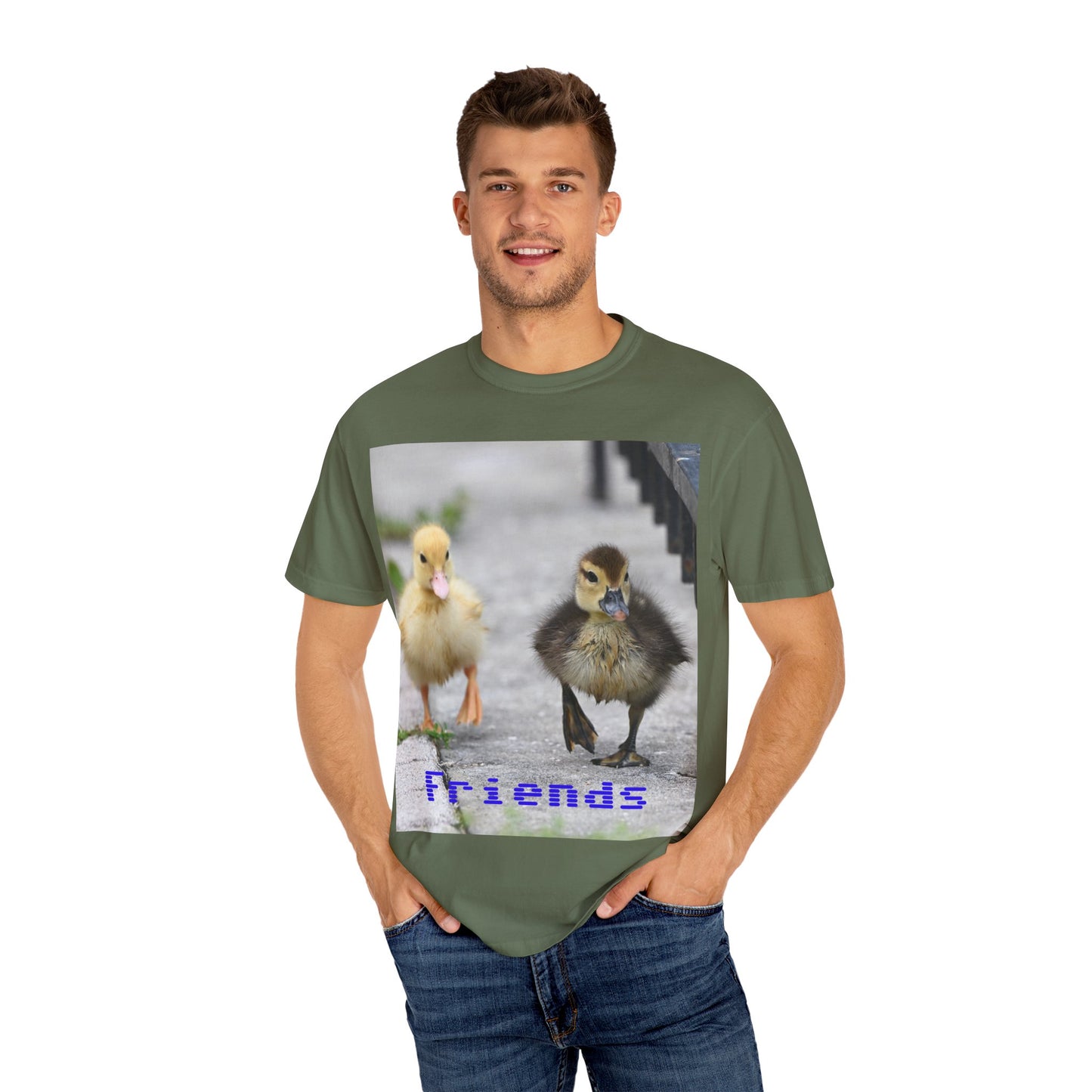 Friends Graphic T-Shirt, Cute Animal Tee, Unisex Casual Wear, Gift for Animal Lovers, Friendship Day Apparel