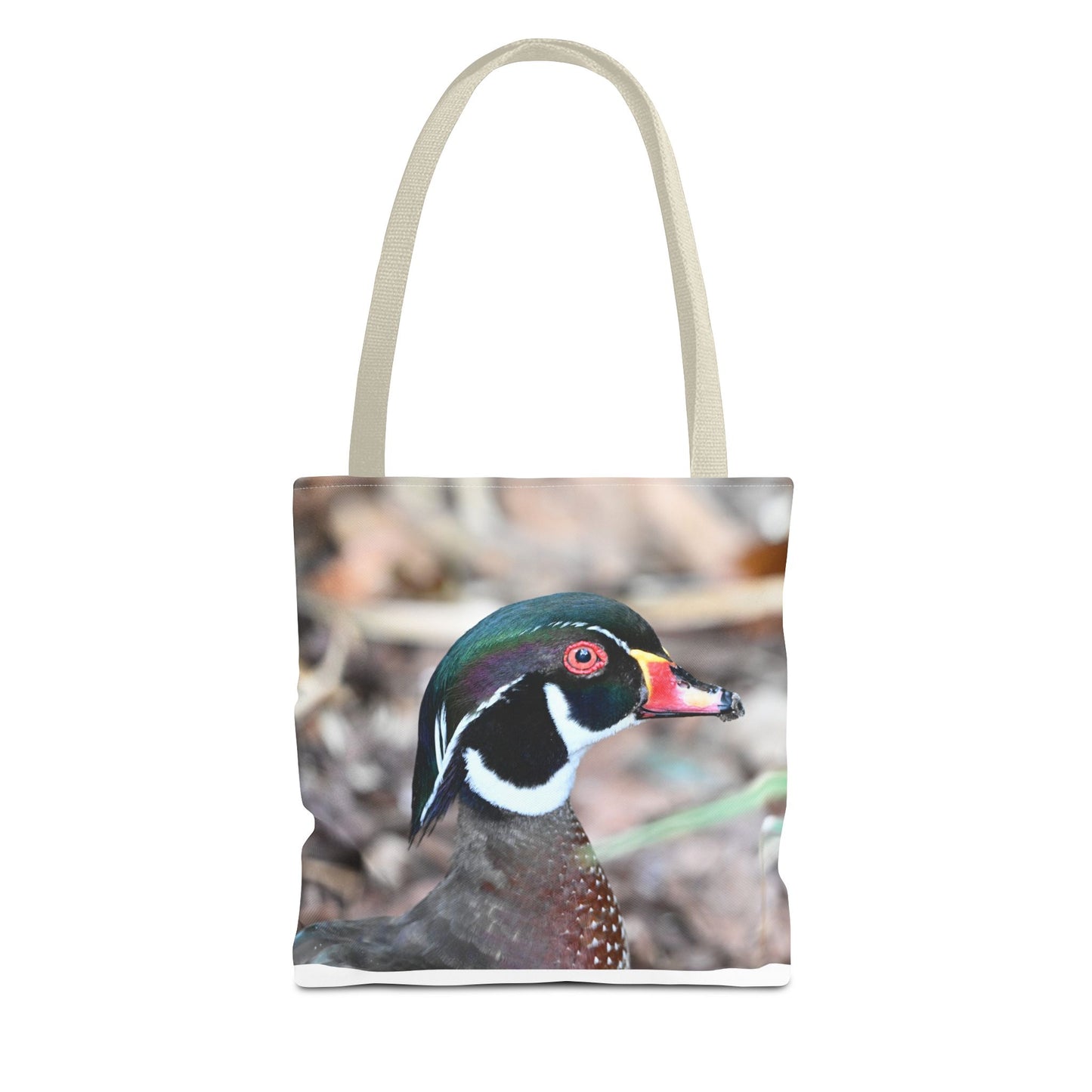 Wood Duck Tote Bag, Nature Lover Eco-Friendly Tote, Gift for Bird Enthusiasts, Stylish Reusable Shopping Bag, Photography Art Bag