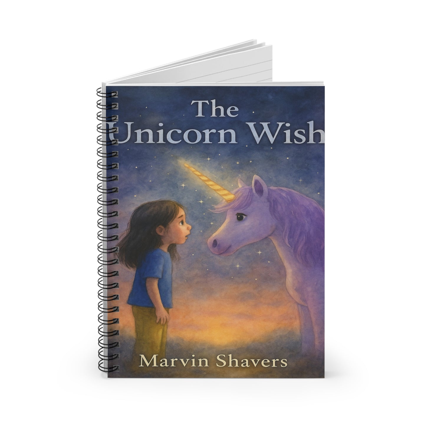 Unicorn Wish Spiral Notebook - Perfect for Dreamers and Young Creators