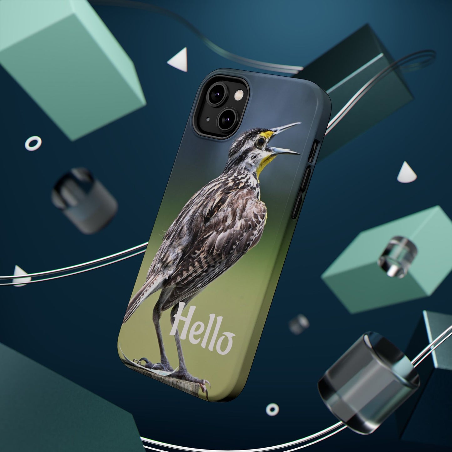 Bird-Themed Magnetic Tough Cases with 'Hello', Stylish Phone Protectors, Gifts for Nature Lovers, Birdwatching Accessories, Wildlife [...]
