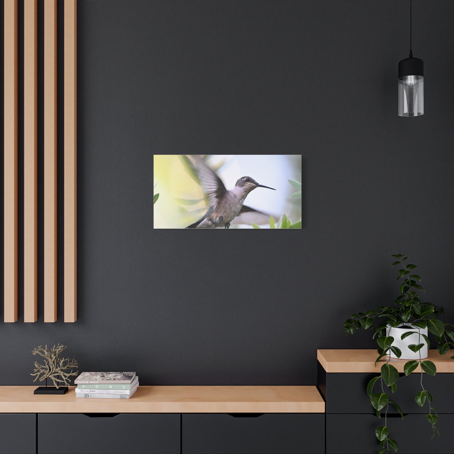 Hummingbird Canvas Wall Art — Matte Stretched 1.25"