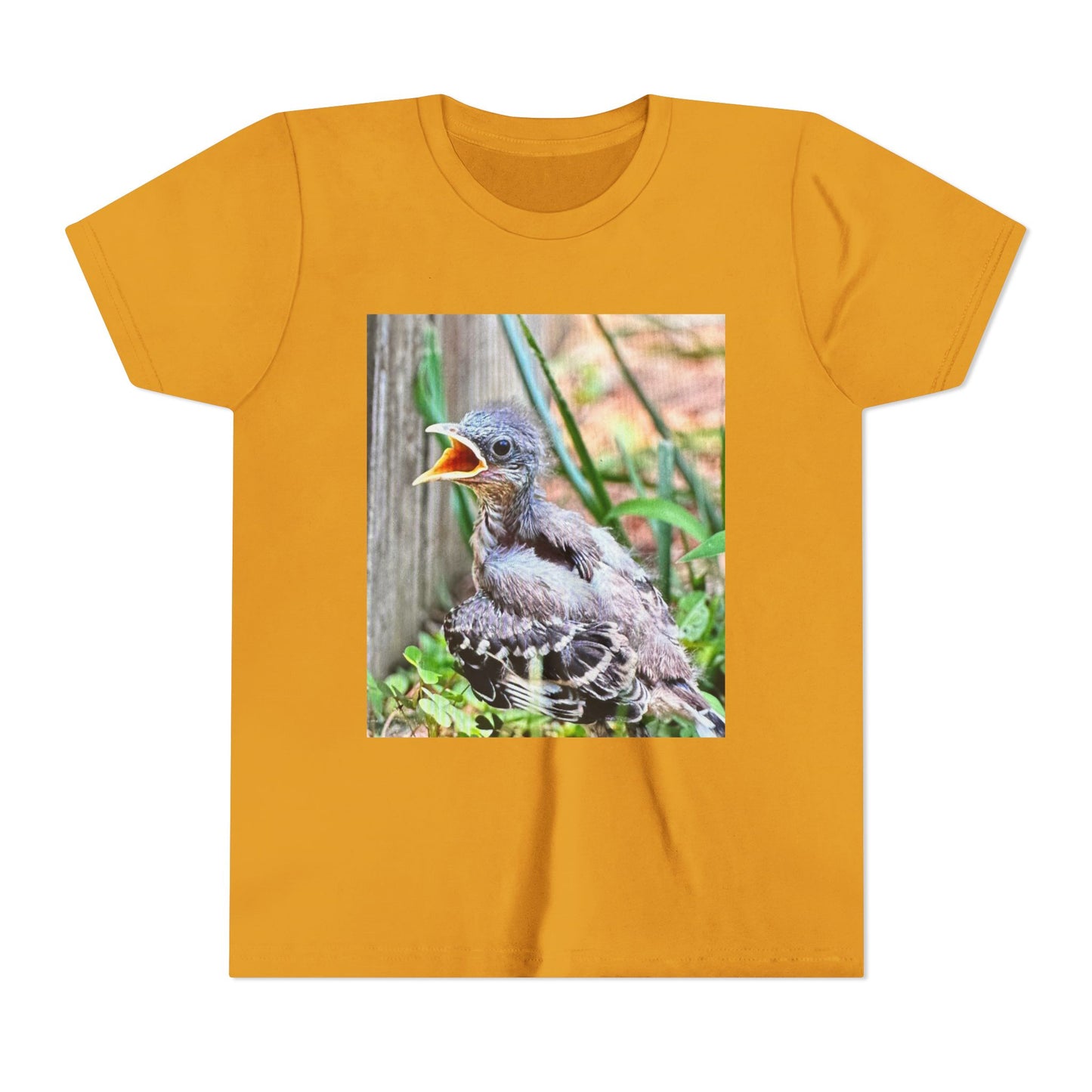 Youth Bird Graphic Tee - Cute Baby Bird T-Shirt, Nature Lovers Gift, Kids Apparel, Animal Tee, Spring Fashion, Eco-Friendly