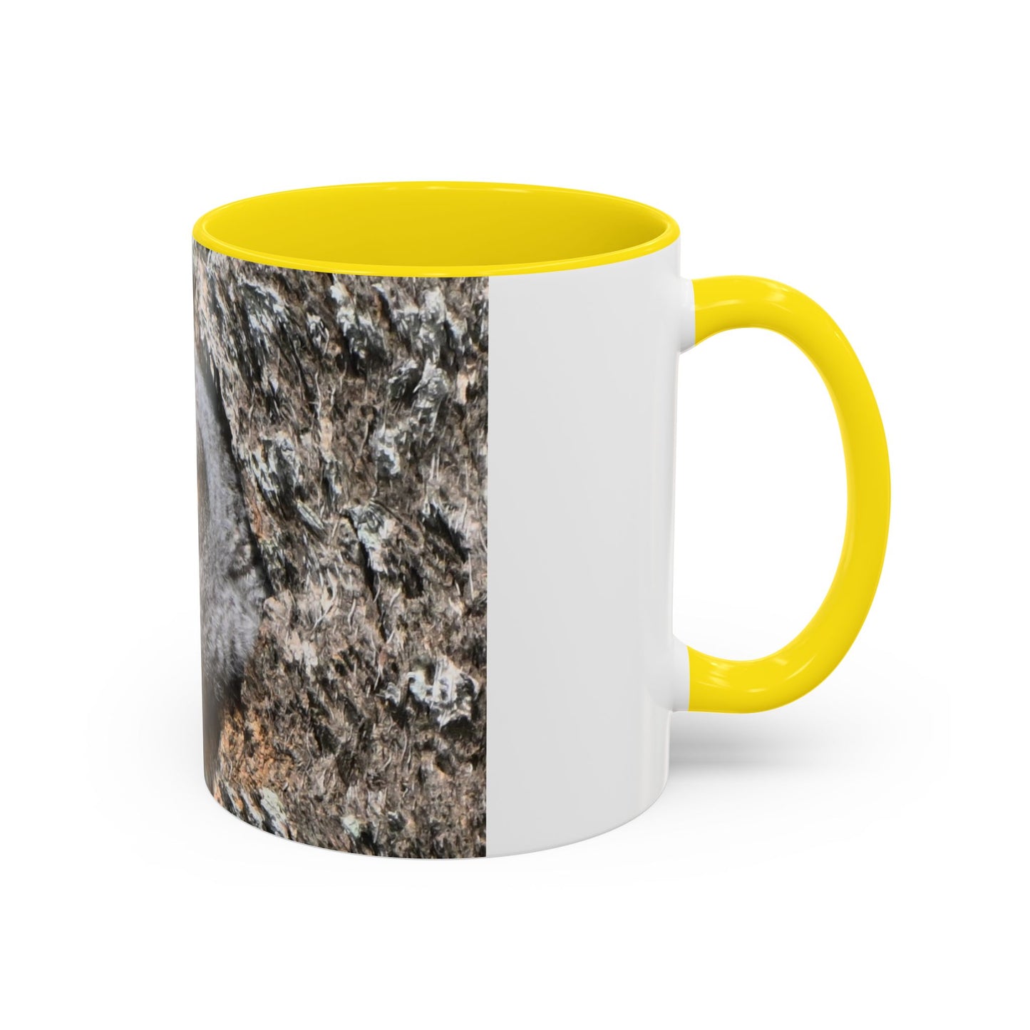 Accent Coffee Mug with Owl Design, Perfect Gift for Coffee Lovers, Home Office Decor, Nature Enthusiast Gift, Animal Lover Mug