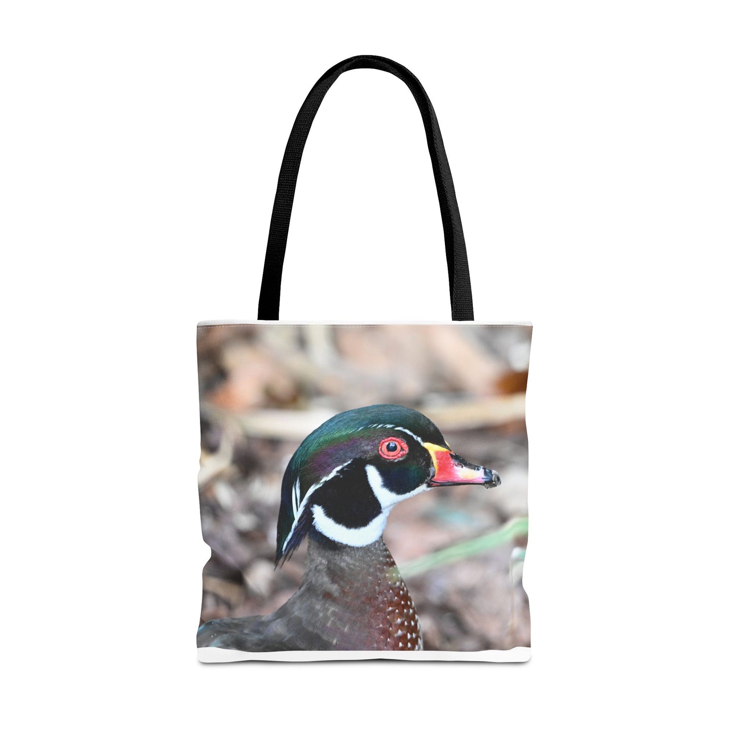 Wood Duck Tote Bag, Nature Lover Eco-Friendly Tote, Gift for Bird Enthusiasts, Stylish Reusable Shopping Bag, Photography Art Bag