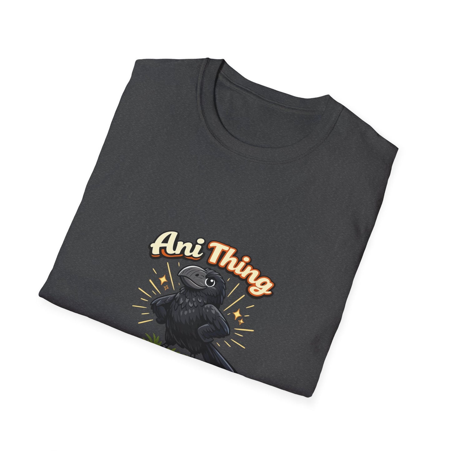Crow Enthusiasm T-Shirt — "Any Thing Is Possible" Retro Graphic