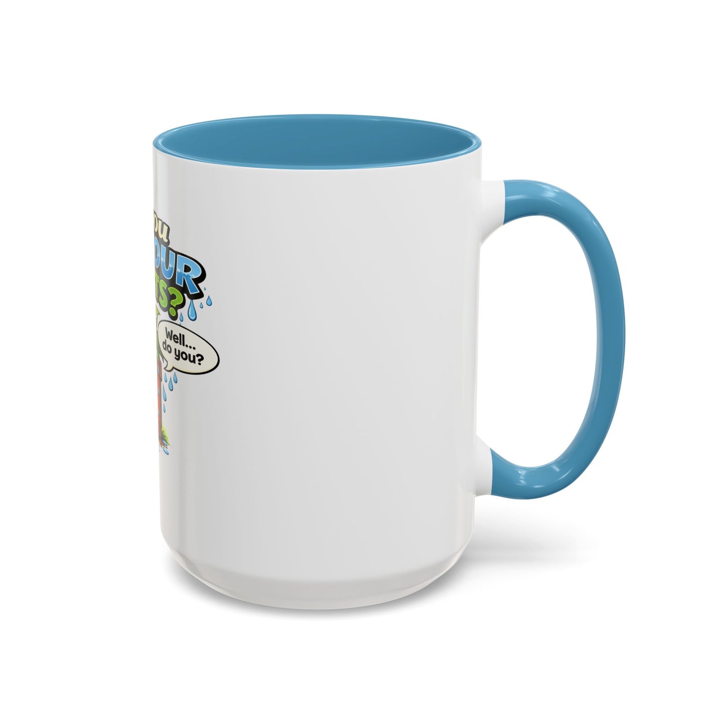 Do You Wet Your Plants? Accent Coffee Mug — Funny Plant Parent Gift (11/15oz)