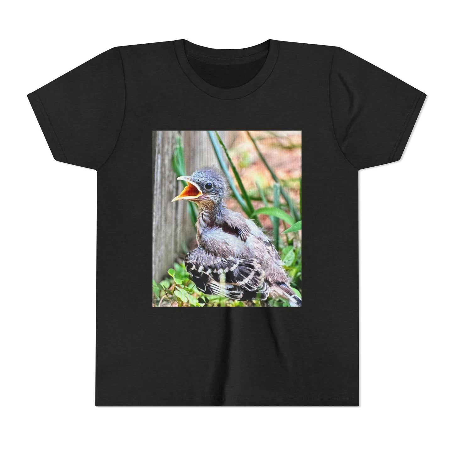 Youth Bird Graphic Tee - Cute Baby Bird T-Shirt, Nature Lovers Gift, Kids Apparel, Animal Tee, Spring Fashion, Eco-Friendly