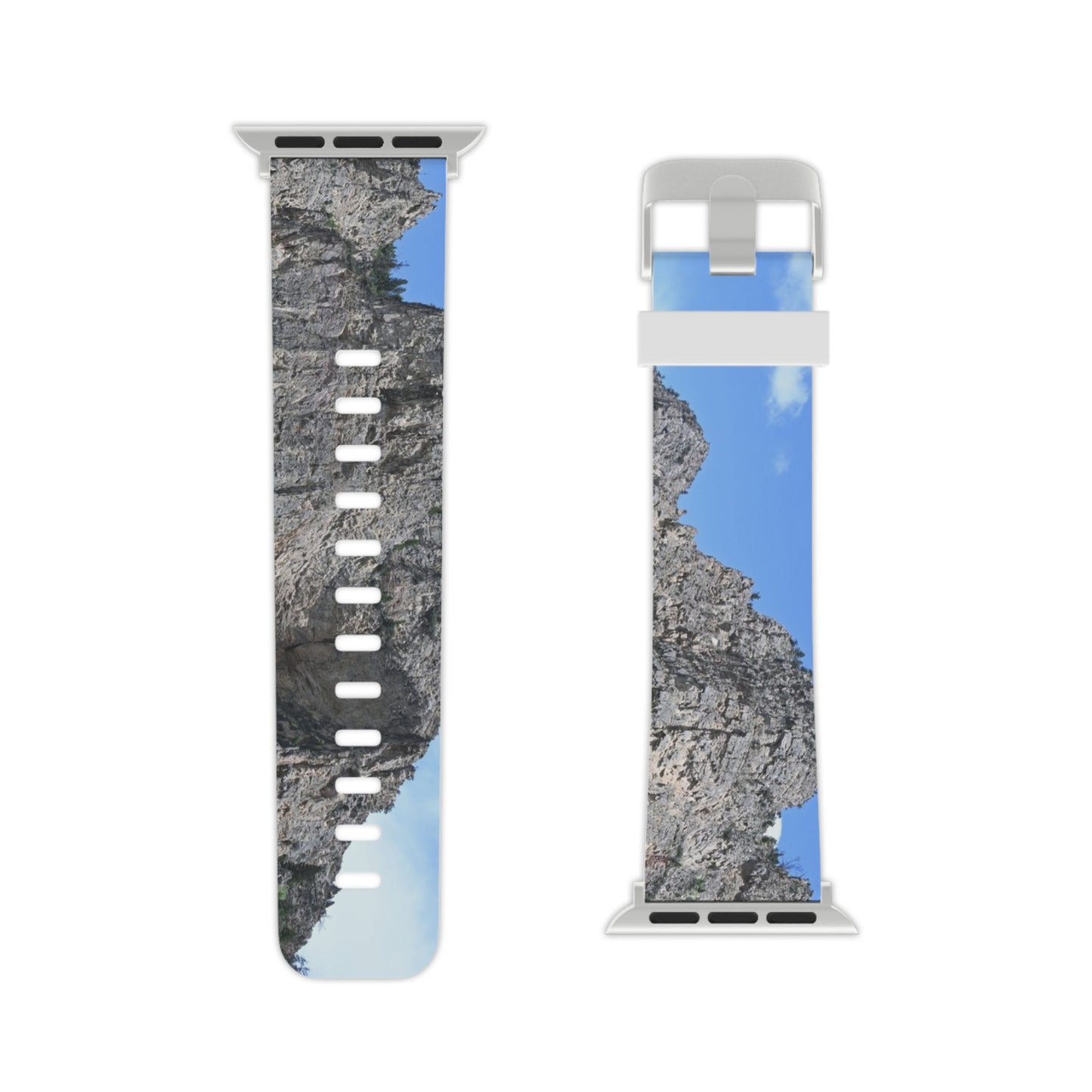 Mountain Sky Apple Watch Band, Nature Inspired Watch Strap, Gift for Adventurers, Casual Wear, Unique Watch Accessory