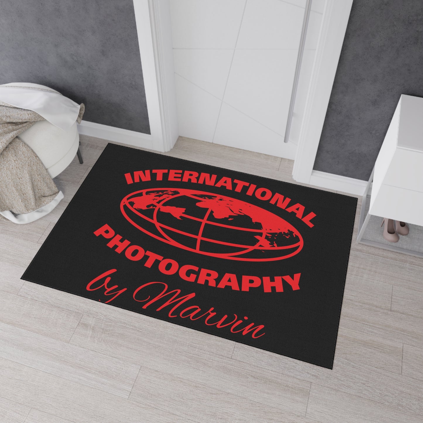 Heavy Duty Floor Mat - International Photography Decor, Photography Studio Accessory, Custom Welcome Mat, Gift for Photographers, [...]
