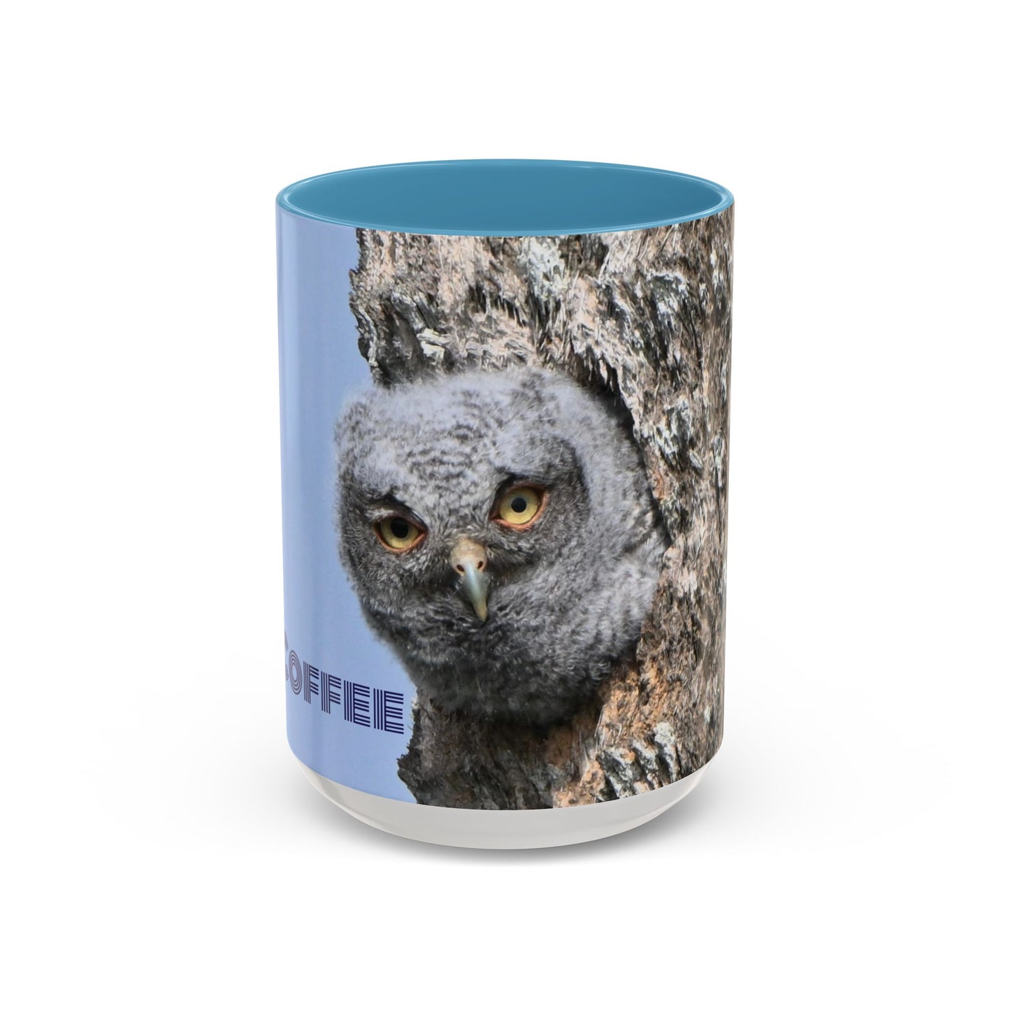 Accent Coffee Mug with Owl Design, Perfect Gift for Coffee Lovers, Home Office Decor, Nature Enthusiast Gift, Animal Lover Mug