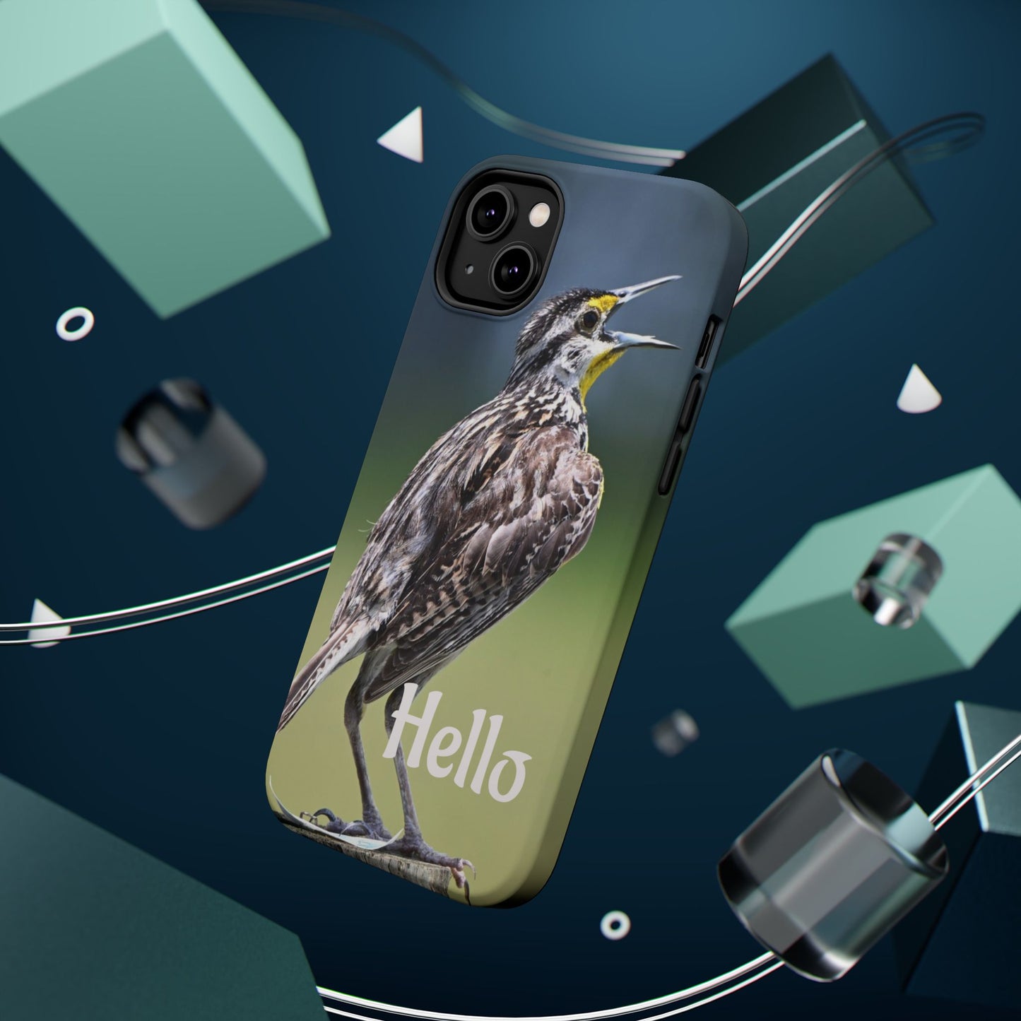 Bird-Themed Magnetic Tough Cases with 'Hello', Stylish Phone Protectors, Gifts for Nature Lovers, Birdwatching Accessories, Wildlife [...]