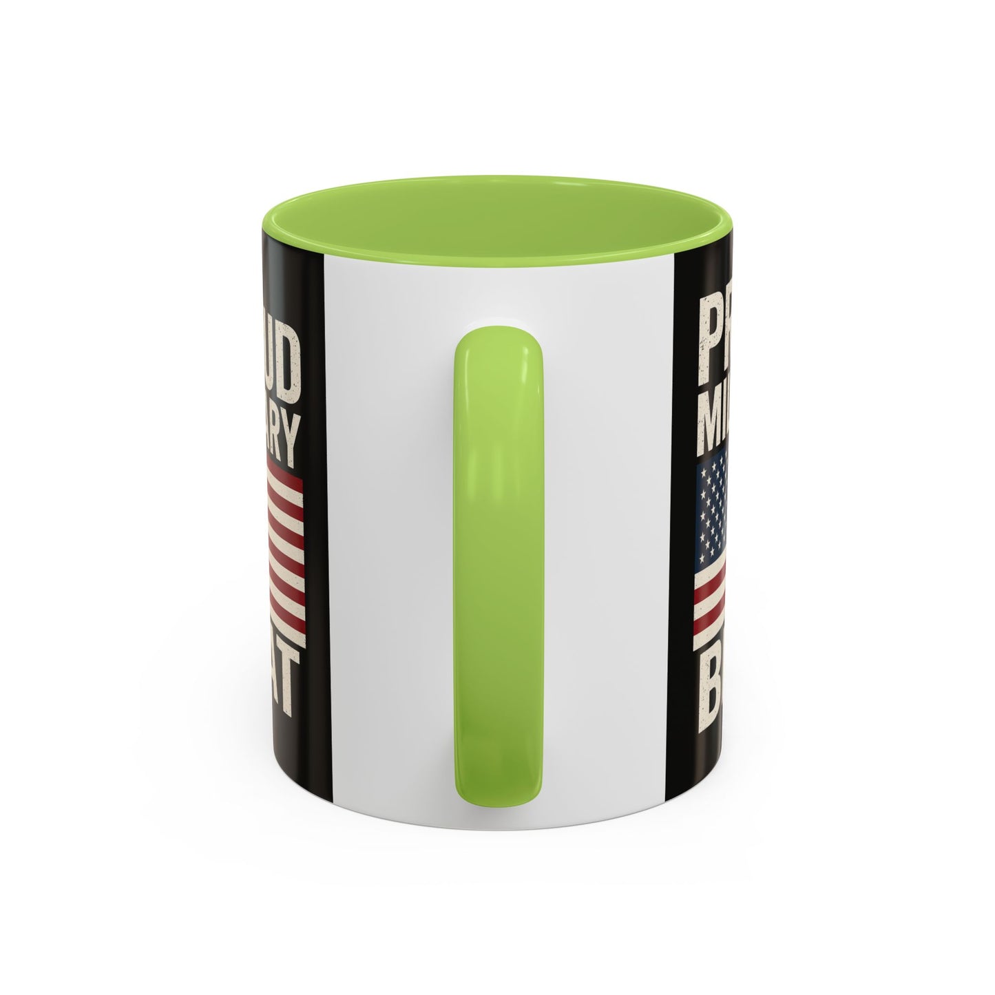 Proud Military Brat Coffee Mug, Veteran Appreciation Gift, Military Family Mug, USA Pride, Father's Day Gift, Patriotic Drinkware