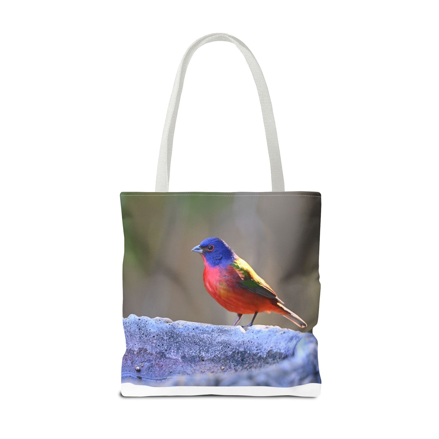 Colorful Bird Be Bold Tote Bag, Eco-Friendly Art Tote, Nature Lover Gift, Inspirational Quote Bag, Everyday Carry-All
