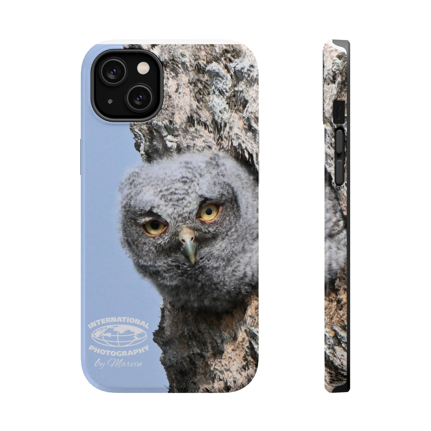 Owl Magnetic Tough Case, Wildlife Phone Case, Nature Lover Gift, Eco-Friendly Phone Cover, Customizable Phone Accessory