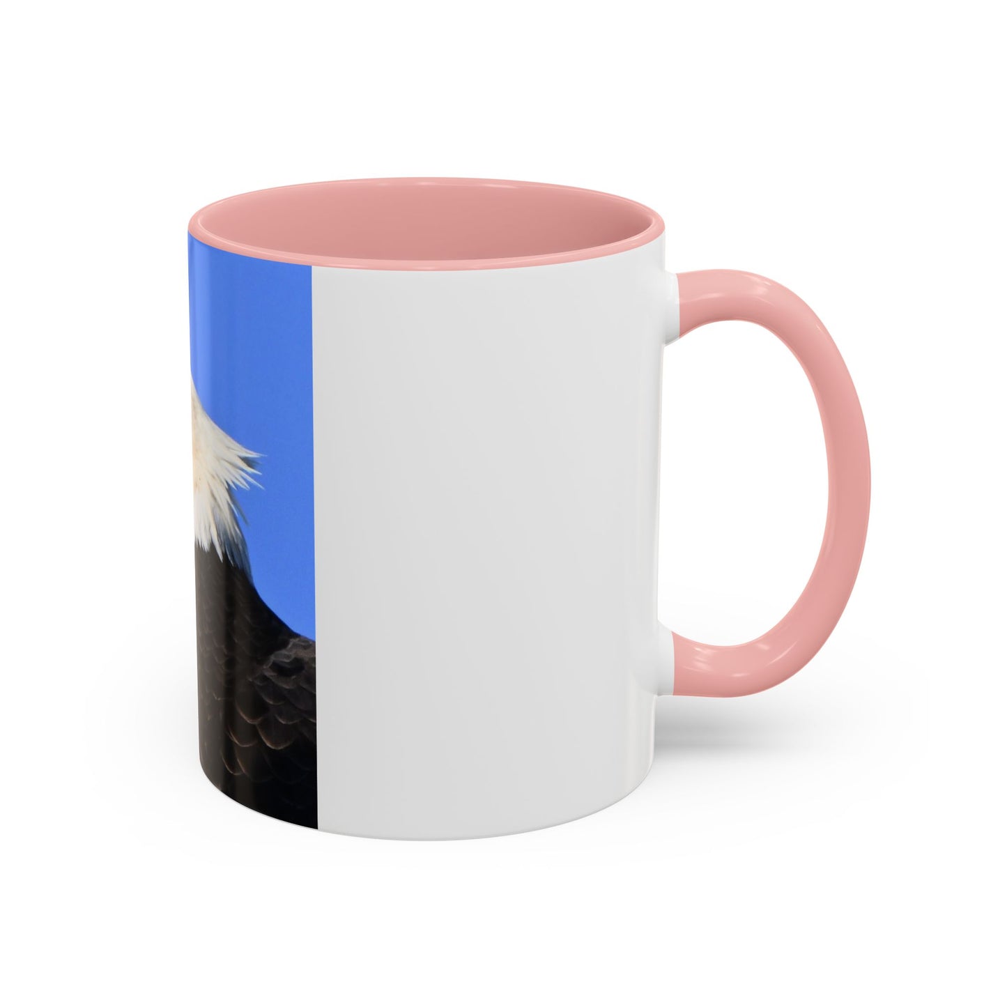 Bald Eagle Accent Coffee Mug – Patriotic Wildlife Ceramic 11/15oz