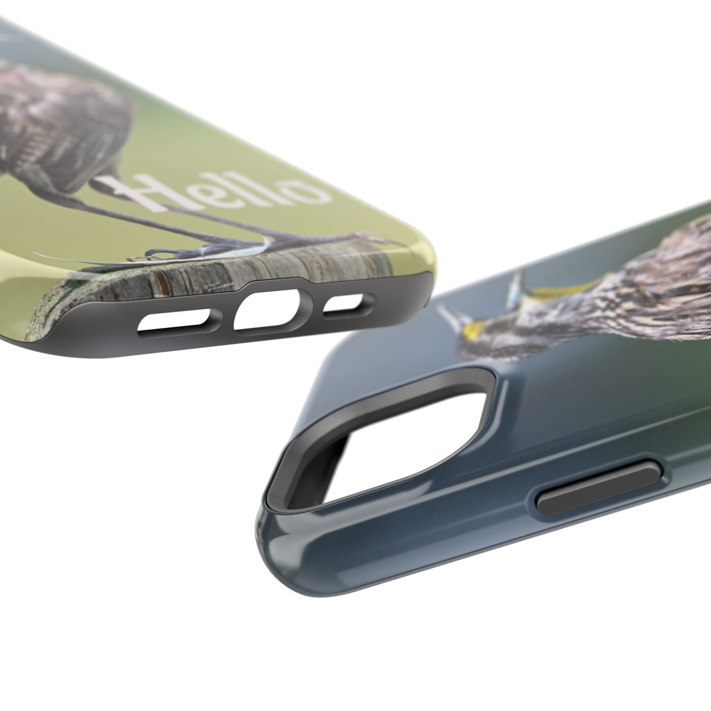 Bird-Themed Magnetic Tough Cases with 'Hello', Stylish Phone Protectors, Gifts for Nature Lovers, Birdwatching Accessories, Wildlife [...]